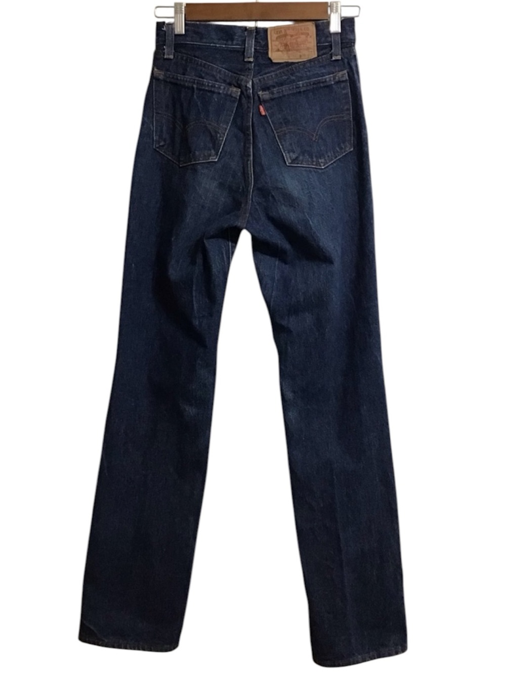 Vintage 1983 Levi’s 501 Women Dark Wash Jeans 26x32 7M Red Care Tag Made in USA - Picture 2 of 15